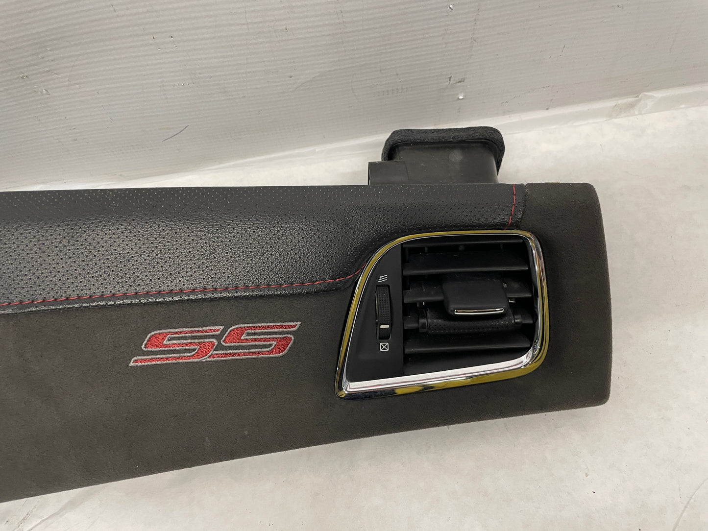 2017 Chevy SS Sedan RH Passenger Black Suede Dash Trim Panel Insert OEM