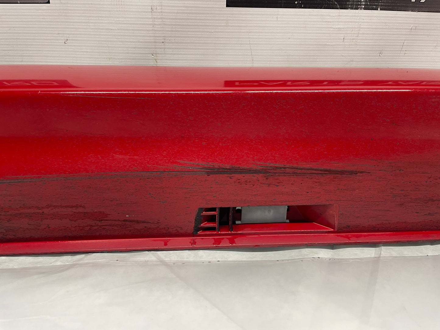 2009 Pontiac G8 GT RH Passenger Rocker Molding Side Skirt Panel Trim Red OEM