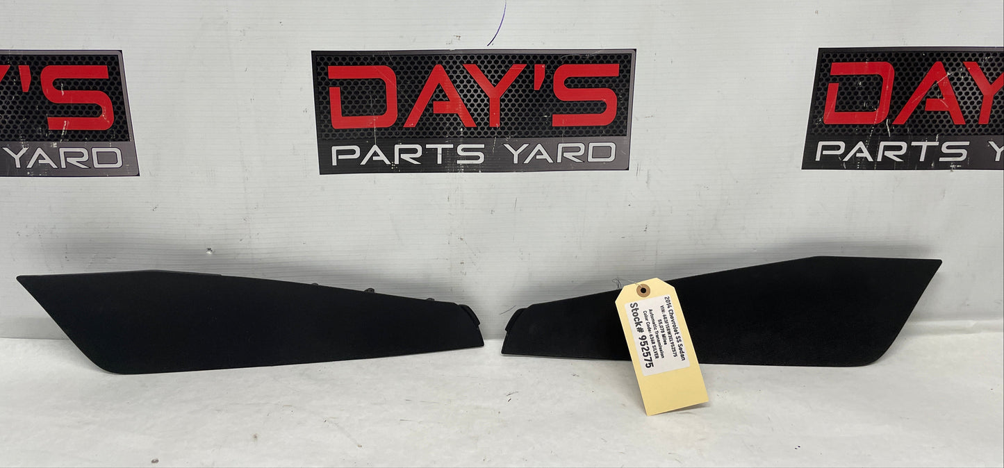 2014 Chevy SS Sedan RH & LH Center Console Side Trim Extension Panel Moldings OEM