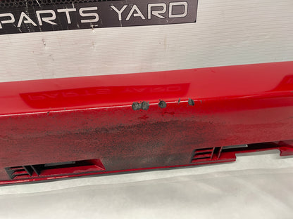 2009 Pontiac G8 GT RH Passenger Rocker Molding Side Skirt Panel Trim Red OEM