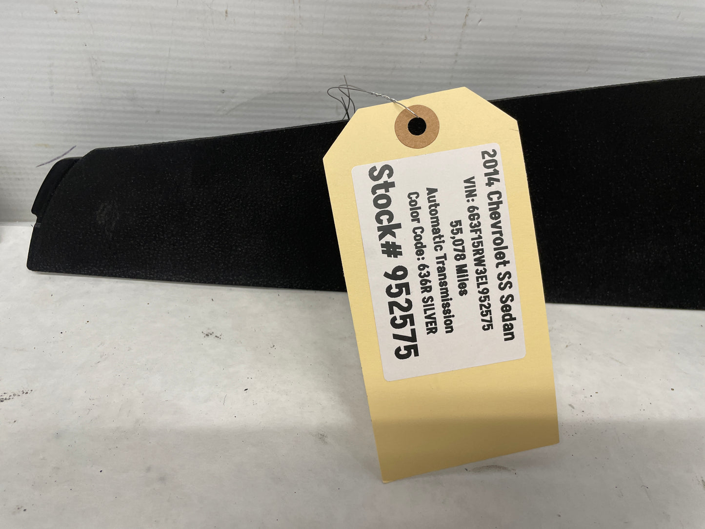 2014 Chevy SS Sedan RH & LH Center Console Side Trim Extension Panel Moldings OEM