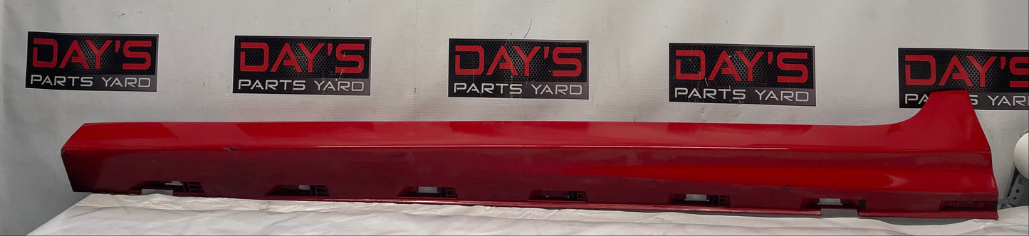 2009 Pontiac G8 GT LH Driver Rocker Molding Side Skirt Panel Red OEM