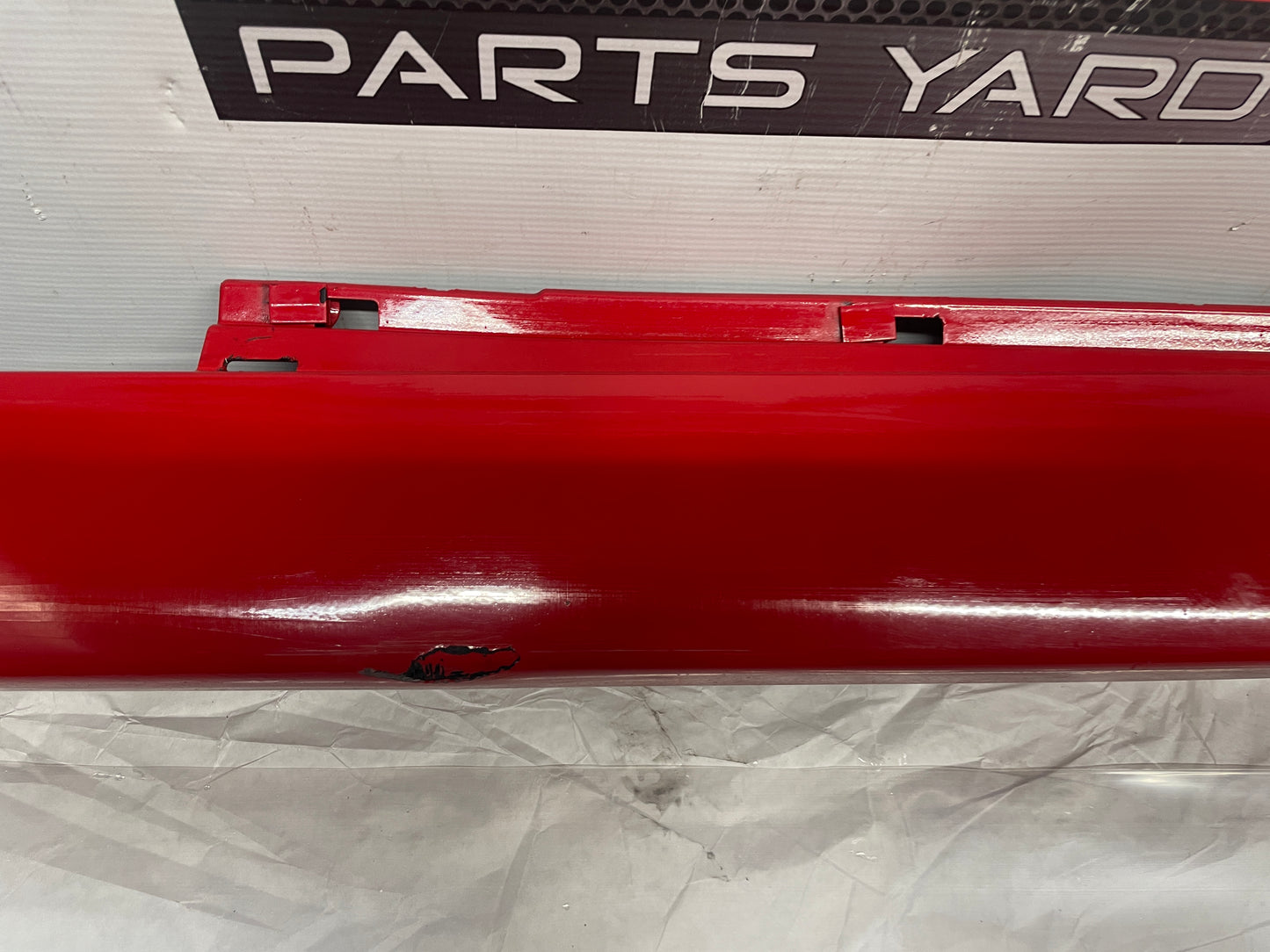 2009 Pontiac G8 GT LH Driver Rocker Molding Side Skirt Panel Red OEM