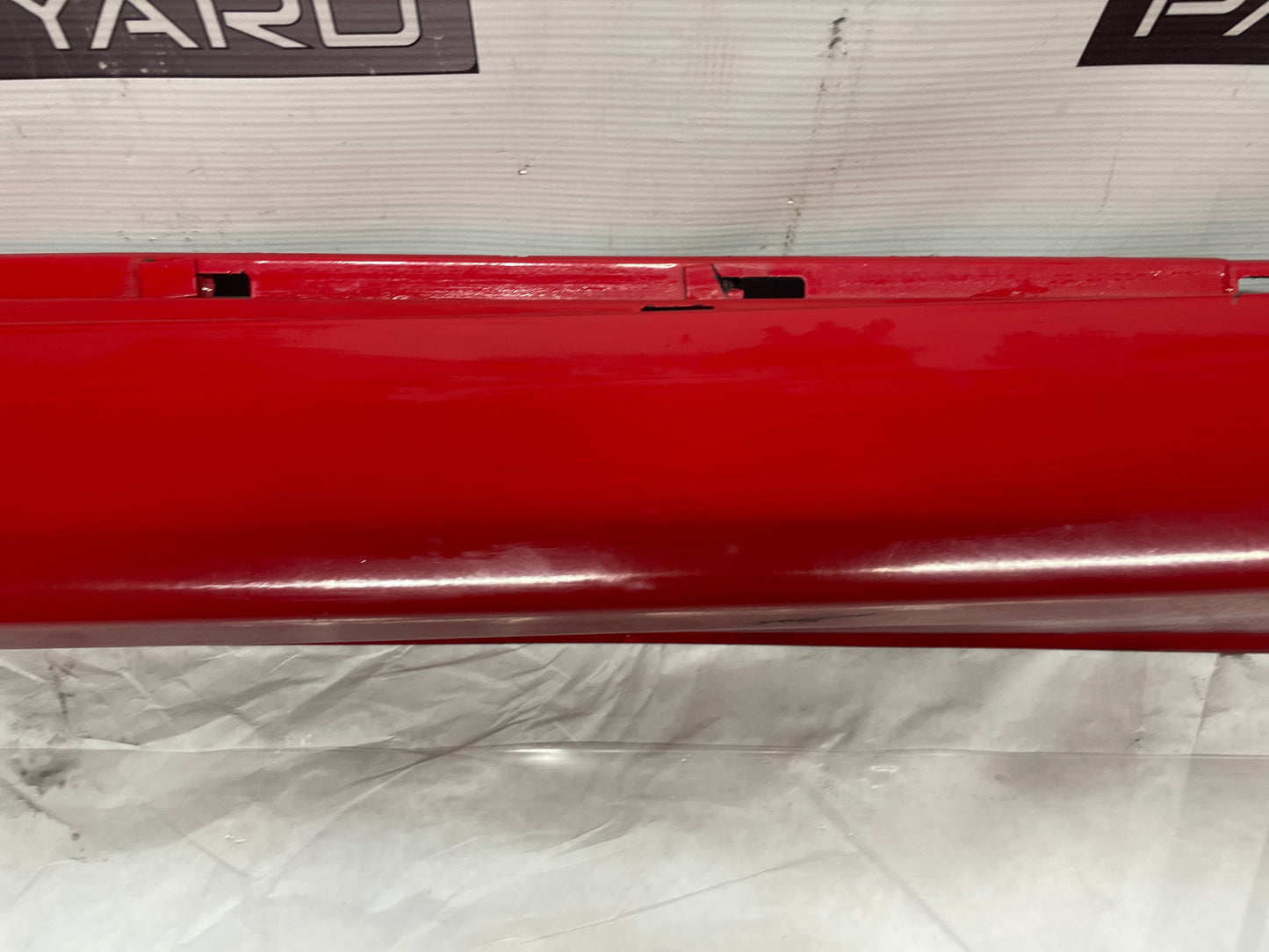 2009 Pontiac G8 GT LH Driver Rocker Molding Side Skirt Panel Red OEM