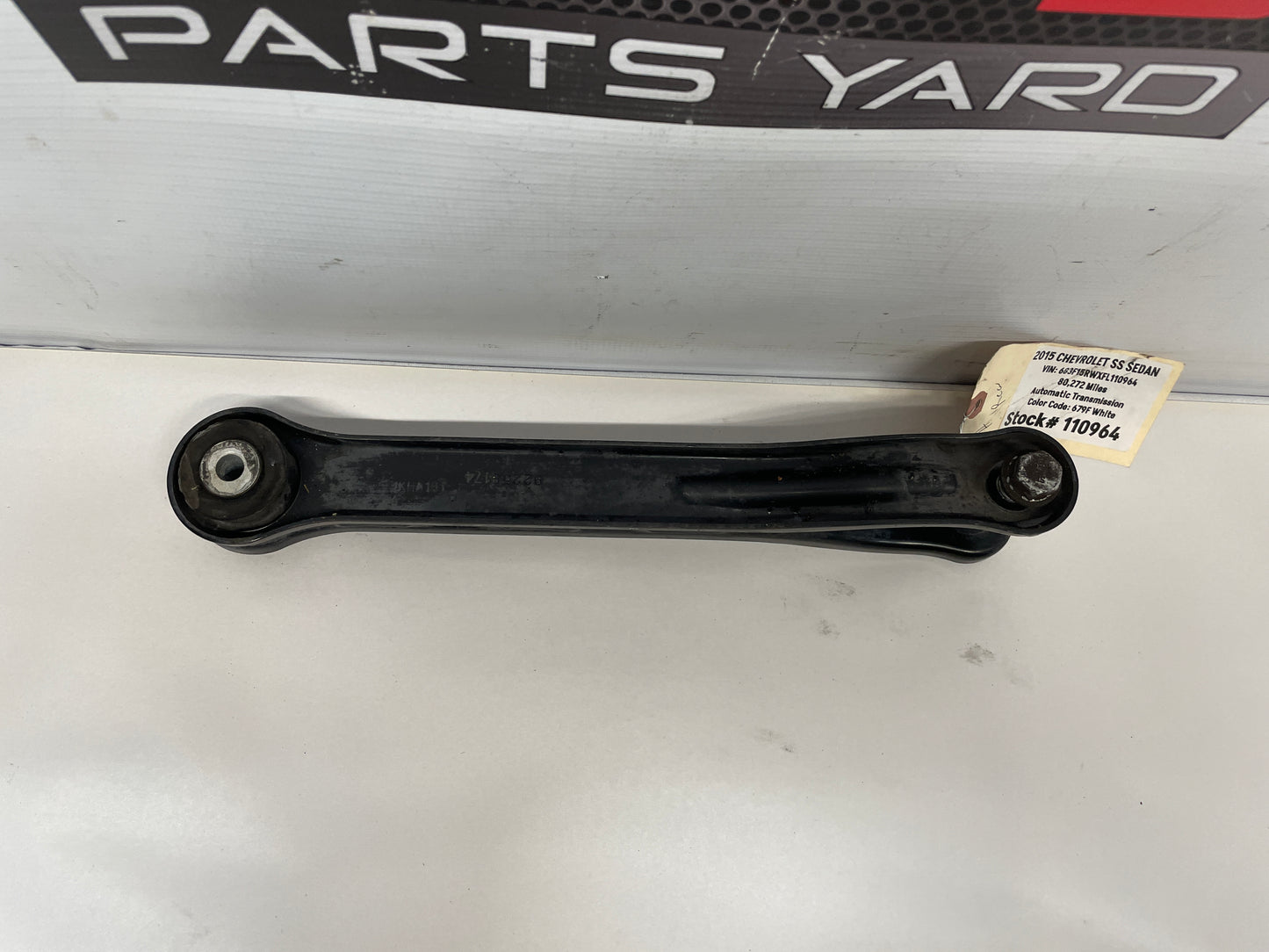 2015 Chevy SS Sedan LH Driver Rear Suspension Trailing Control Arm Link OEM - Day's Parts Yard