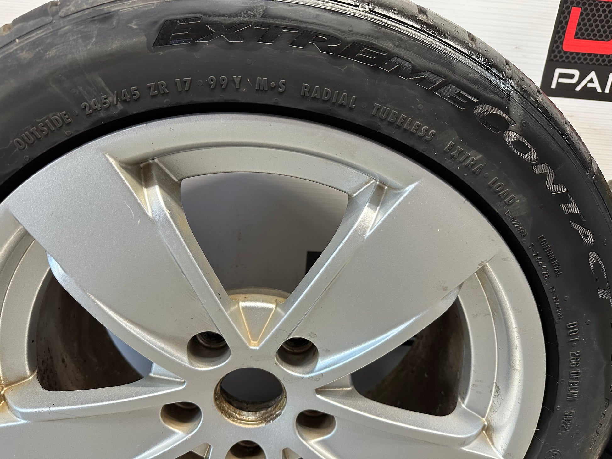 2006 Pontiac GTO Factory Wheels and Tires Fronts and Rears 245/45R17 OEM - Day's Parts Yard