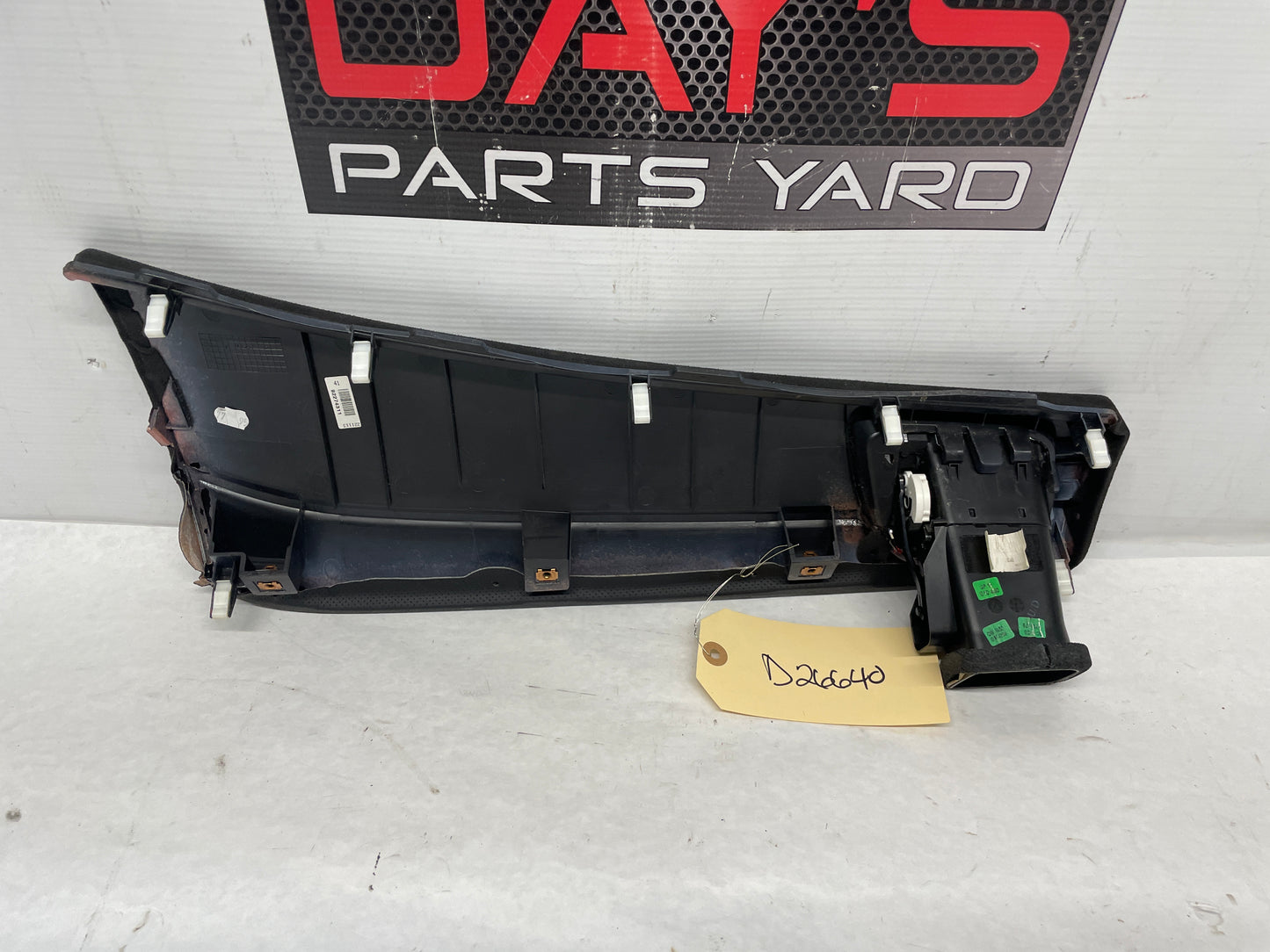 2014 Chevy SS Sedan RH Passenger Black Suede Dash Trim Panel Insert OEM