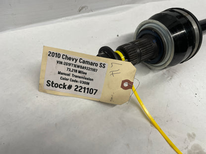 2010 Chevy Camaro SS LH Driver CV Axle Half Shaft OEM - Day's Parts Yard