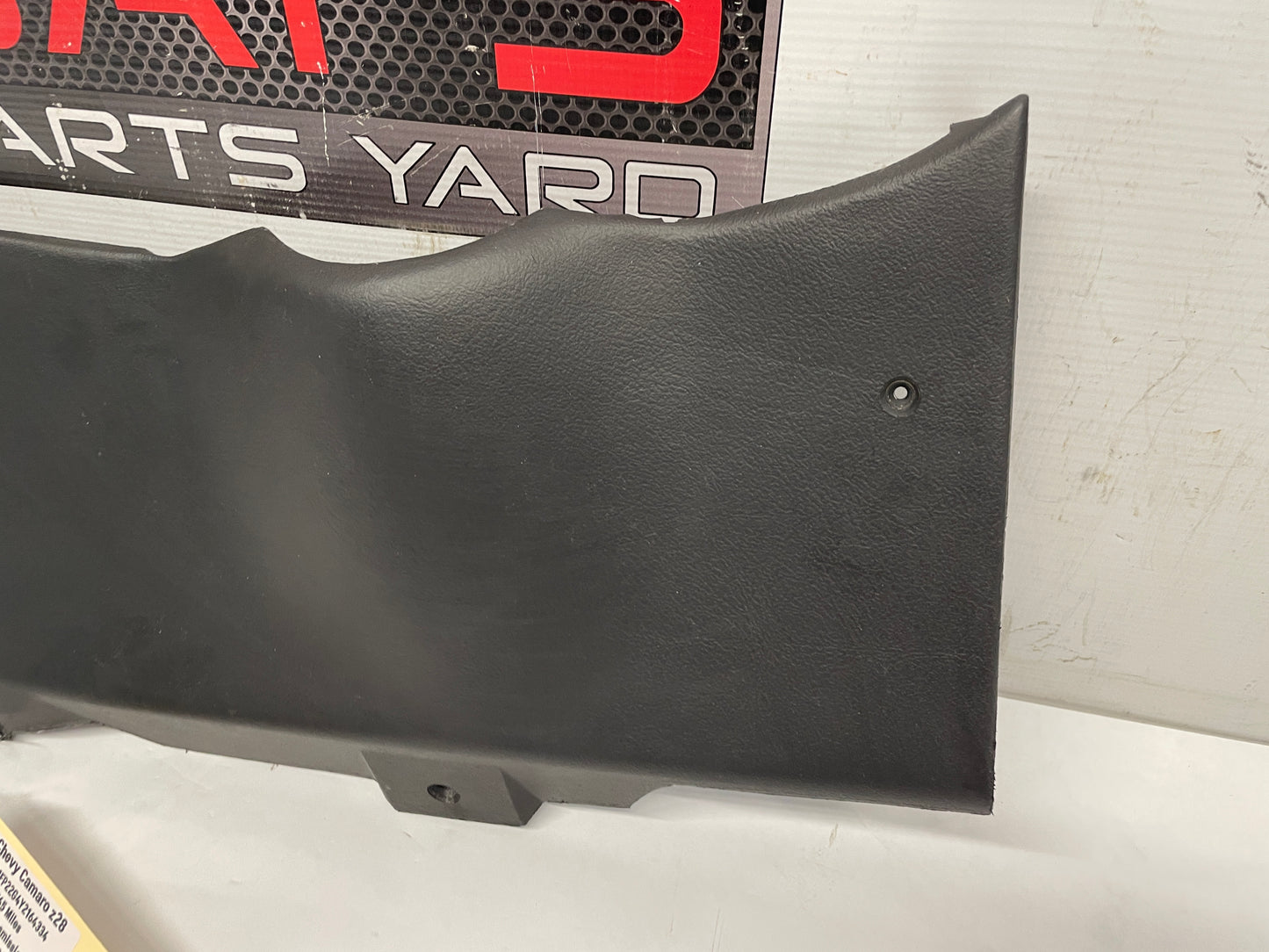 2000 Chevy Camaro Z28 Lower Dash Knee Bolster Trim Molding Ebony Black OEM - Day's Parts Yard
