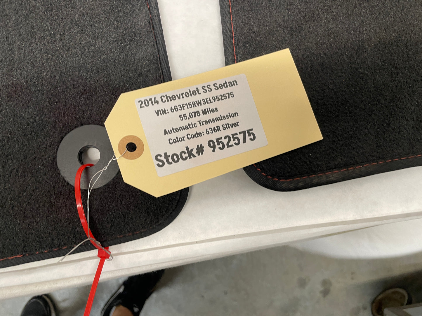 2014 Chevy SS Sedan Front and Rear Floor Mats Set OEM
