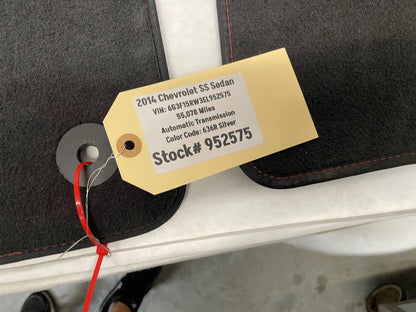 2014 Chevy SS Sedan Front and Rear Floor Mats Set OEM