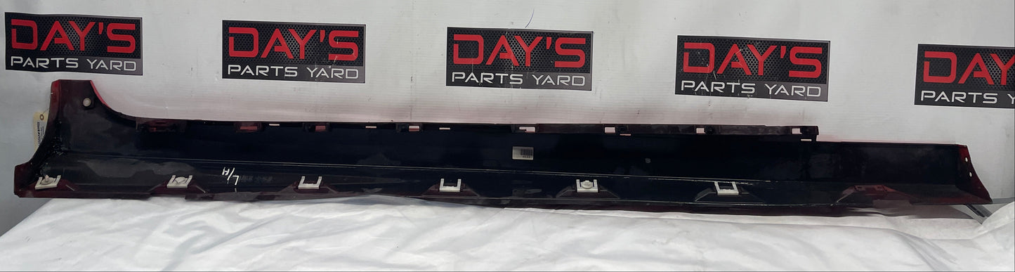 2009 Pontiac G8 GT LH Driver Rocker Molding Side Skirt Panel Red OEM