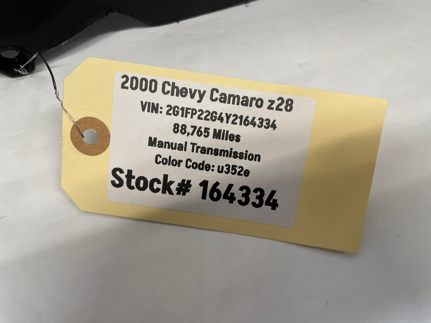 2000 Chevy Camaro Z28 Lower Dash Knee Bolster Trim Molding Ebony Black OEM - Day's Parts Yard