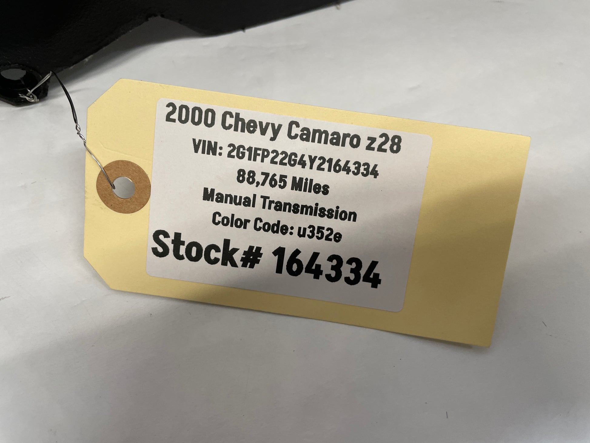 2000 Chevy Camaro Z28 Lower Dash Knee Bolster Trim Molding Ebony Black OEM - Day's Parts Yard
