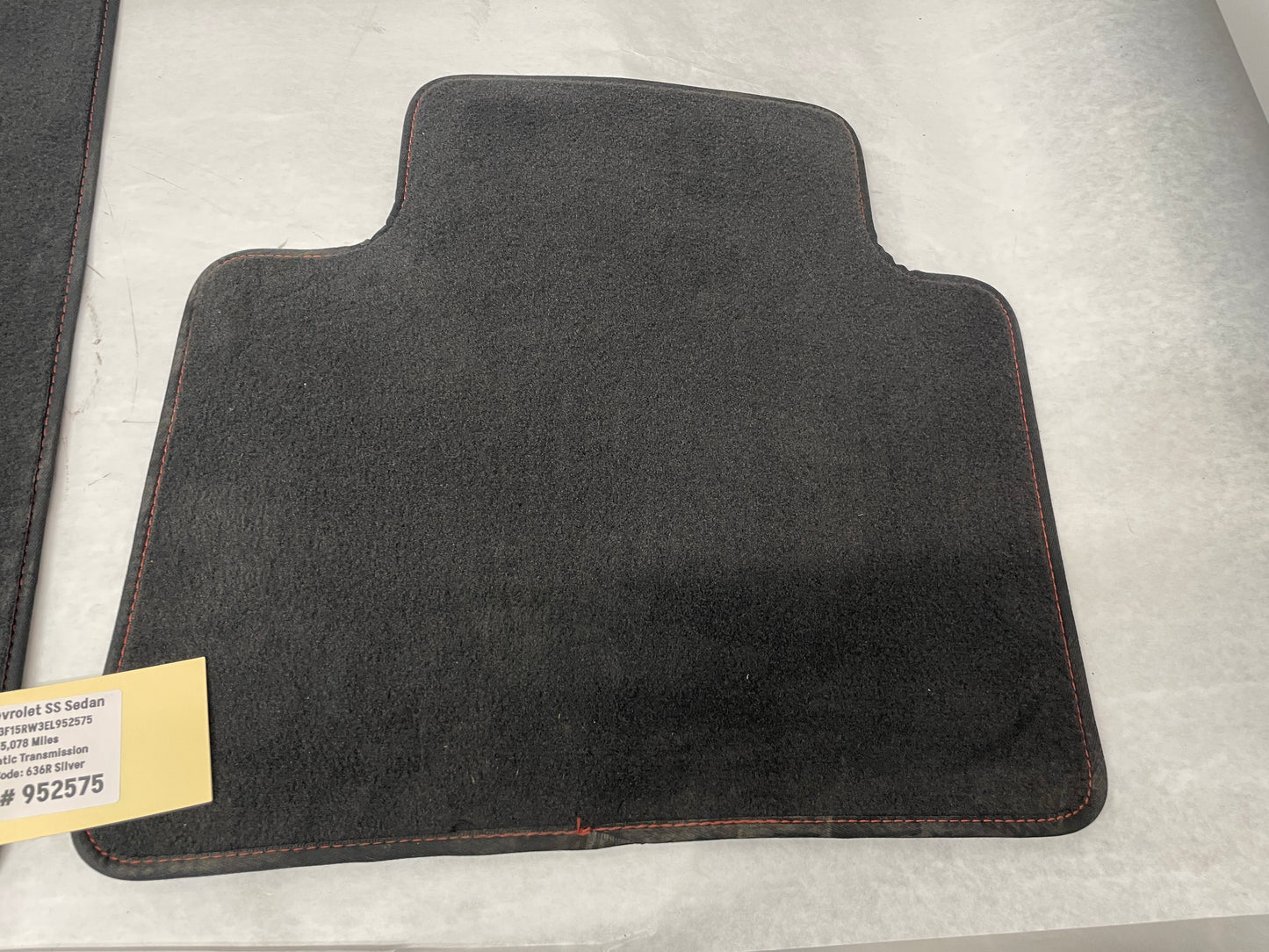 2014 Chevy SS Sedan Front and Rear Floor Mats Set OEM