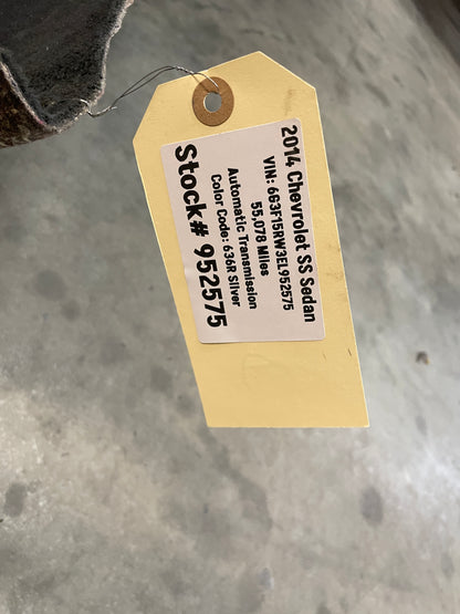 2014 Chevy SS Sedan Complete Floor Panel Carpet OEM