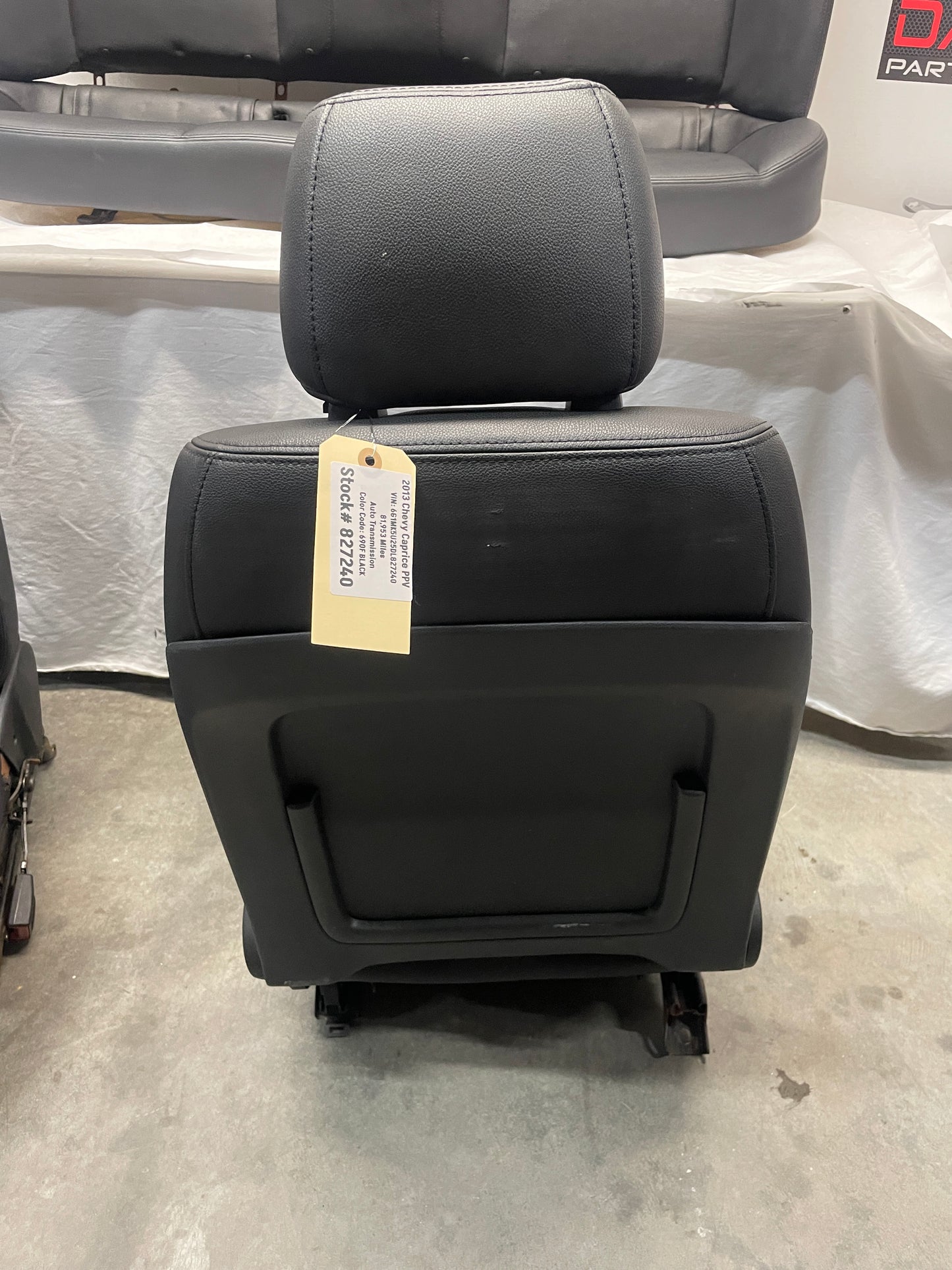 2013 Chevy Caprice PPV Seats Fronts & Rears OEM