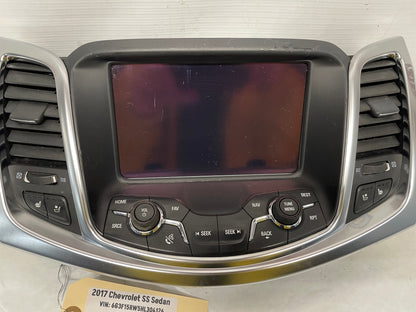 2017 Chevy SS Sedan Navigation Display Radio CD Player Face Plate Screen Control Bezel OEM - Day's Parts Yard