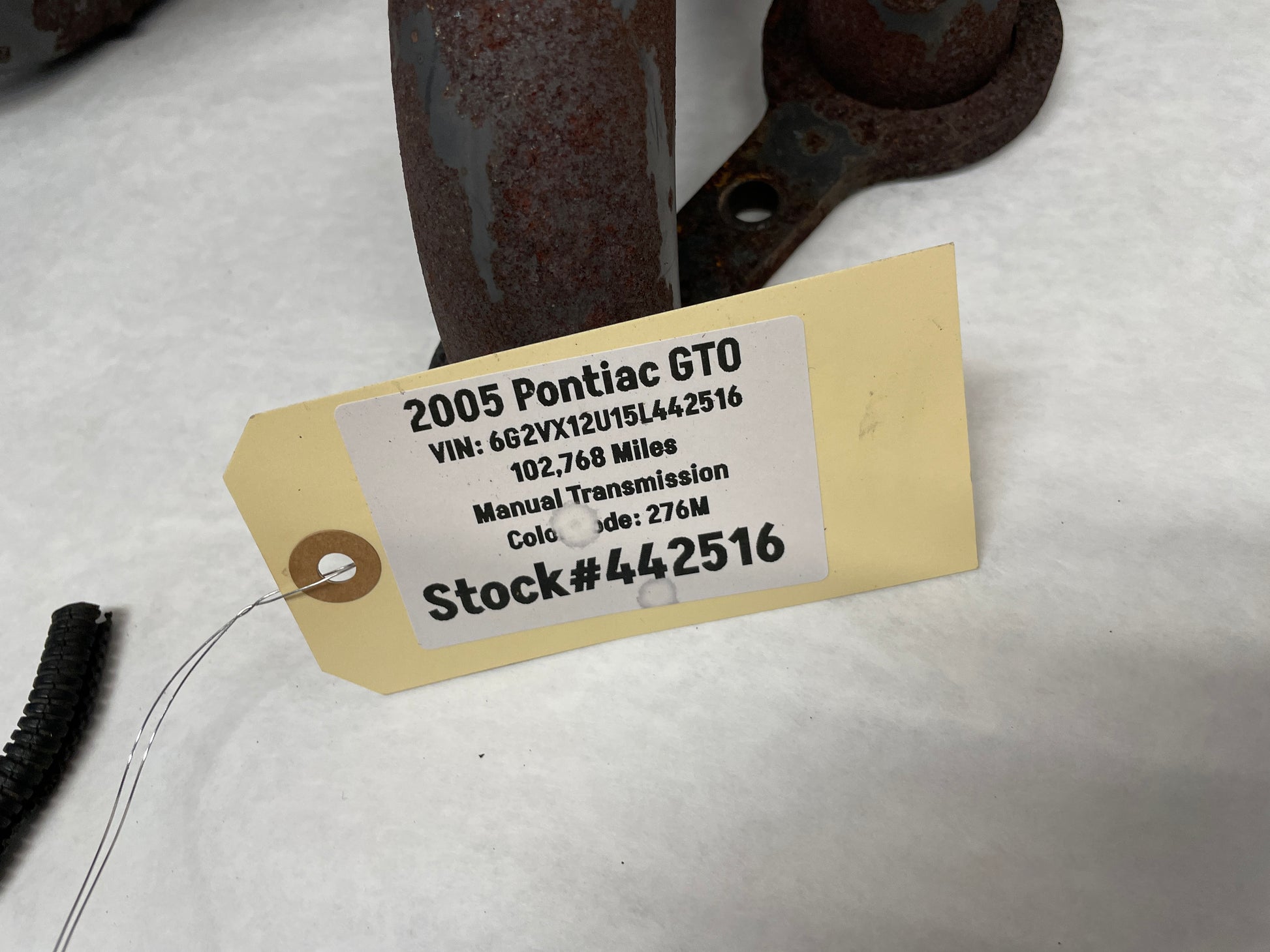 2005 Pontiac GTO RH & LH Pace Setter Long Tube Headers OEM - Day's Parts Yard