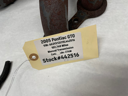 2005 Pontiac GTO RH & LH Pace Setter Long Tube Headers OEM - Day's Parts Yard