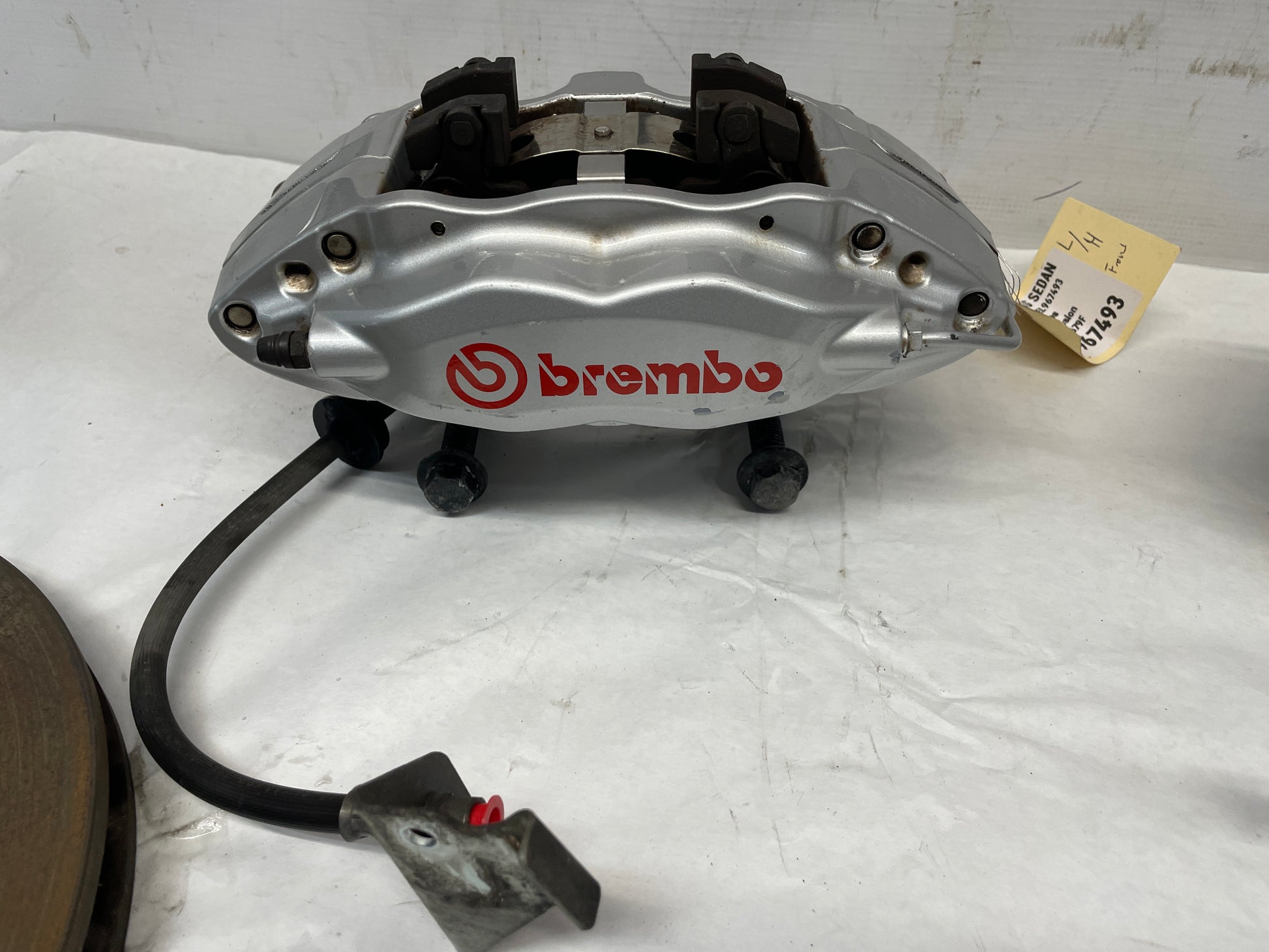 2014 Chevy SS Sedan Front Brembo Brake Calipers & Rotors OEM - Day's Parts Yard