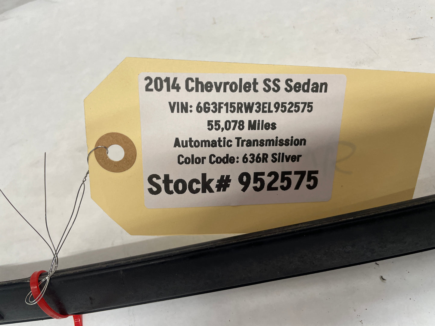 2014 Chevy SS Sedan Roof Top Trim Finish Panel Moldings RH & LH OEM