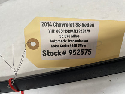 2014 Chevy SS Sedan Roof Top Trim Finish Panel Moldings RH & LH OEM
