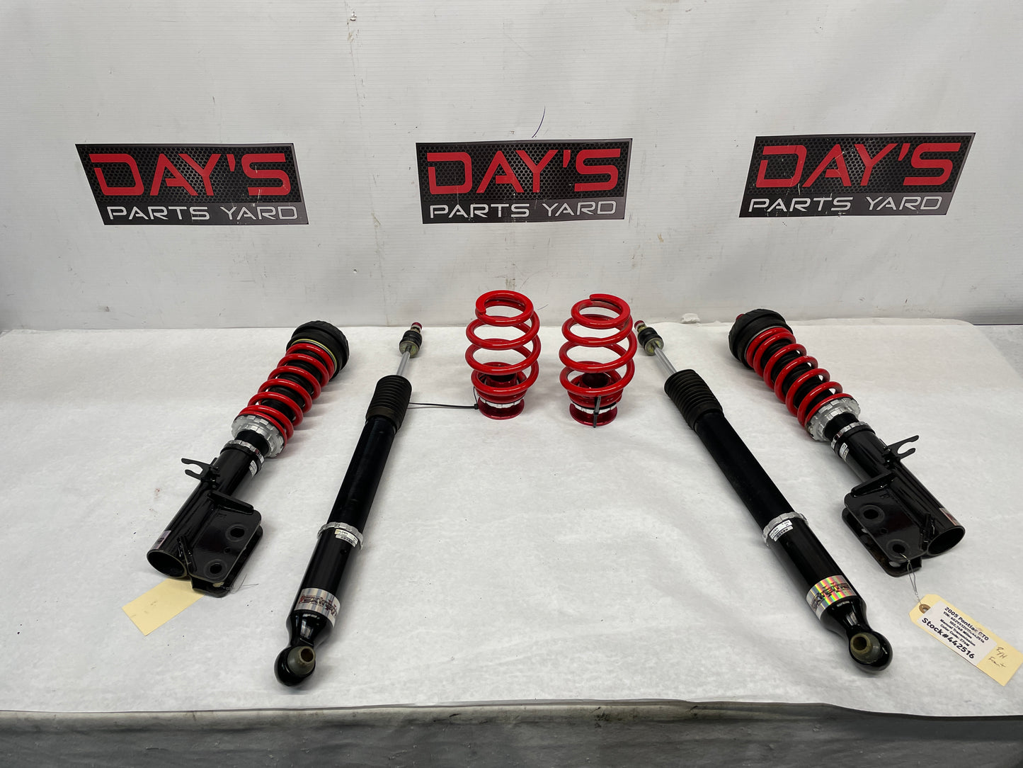 2005 Pontiac GTO Pedders Extreme XA Coilovers Coil Overs - Day's Parts Yard