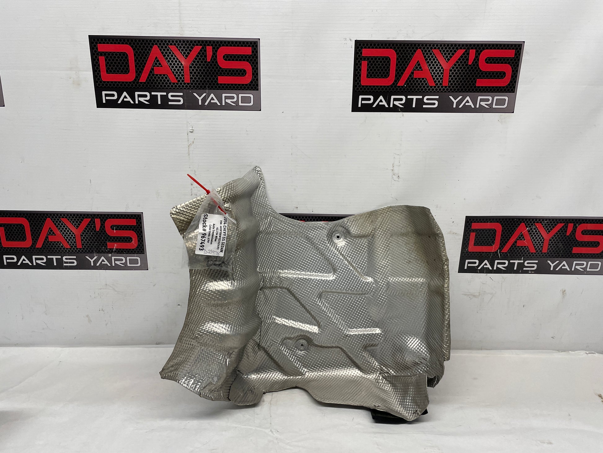 2014 Chevy SS Sedan RH Passenger Exhaust Muffler Heat Shield OEM - Day's Parts Yard