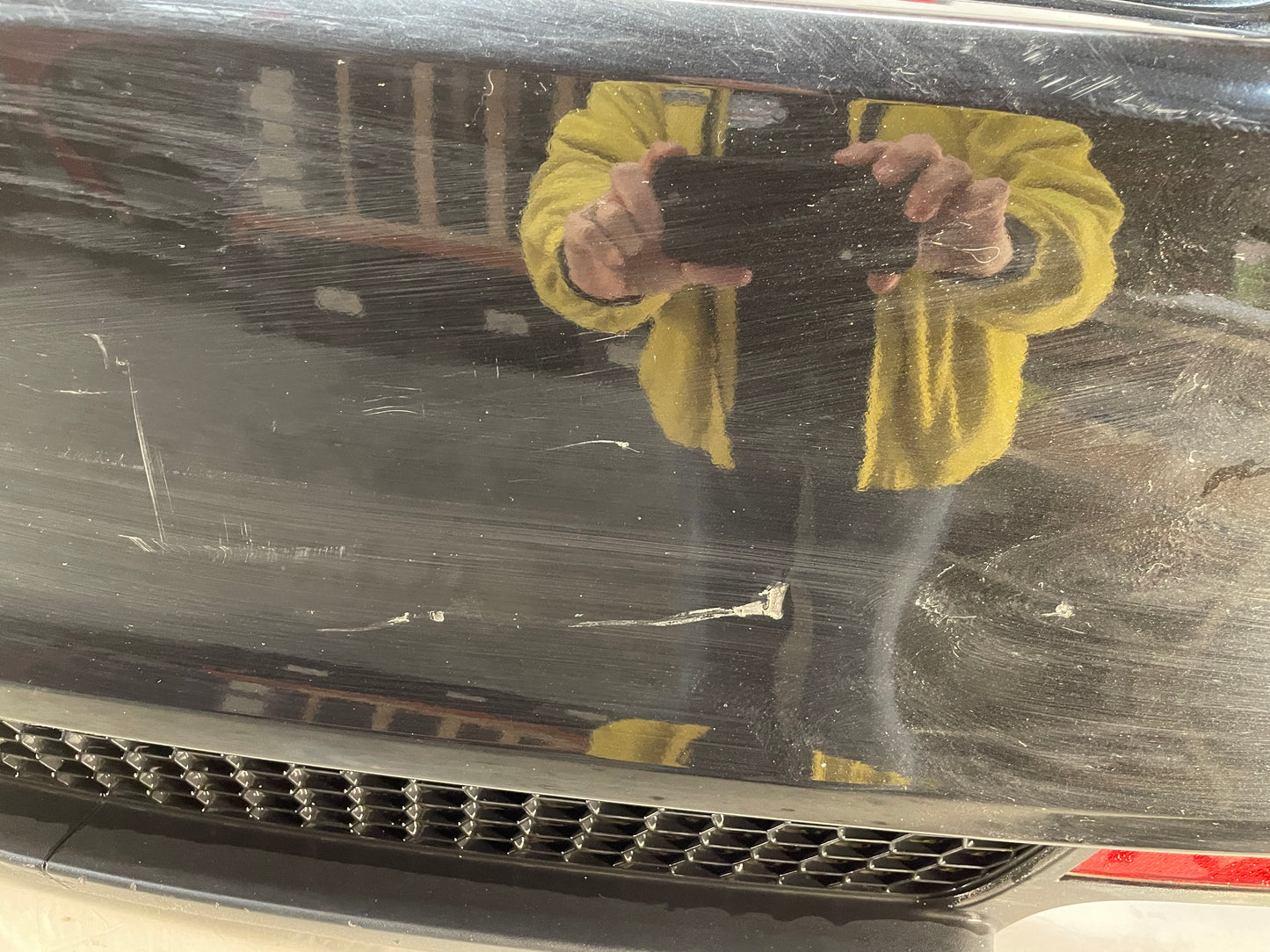 2009 Pontiac G8 GT Rear Bumper Cover w/ Valance Black OEM