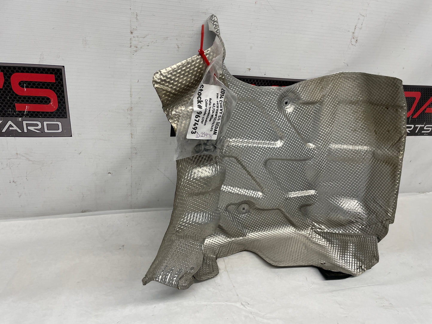 2014 Chevy SS Sedan RH Passenger Exhaust Muffler Heat Shield OEM - Day's Parts Yard