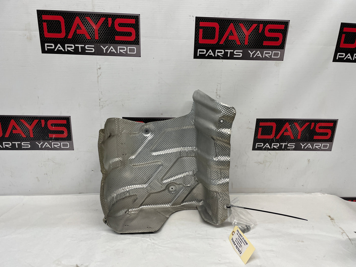2014 Chevy SS Sedan LH Driver Exhaust Muffler Heat Shield OEM - Day's Parts Yard