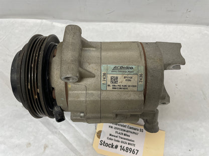2011 Chevy Camaro SS AC A/C Air Conditioner Compressor w/ Hardware OEM