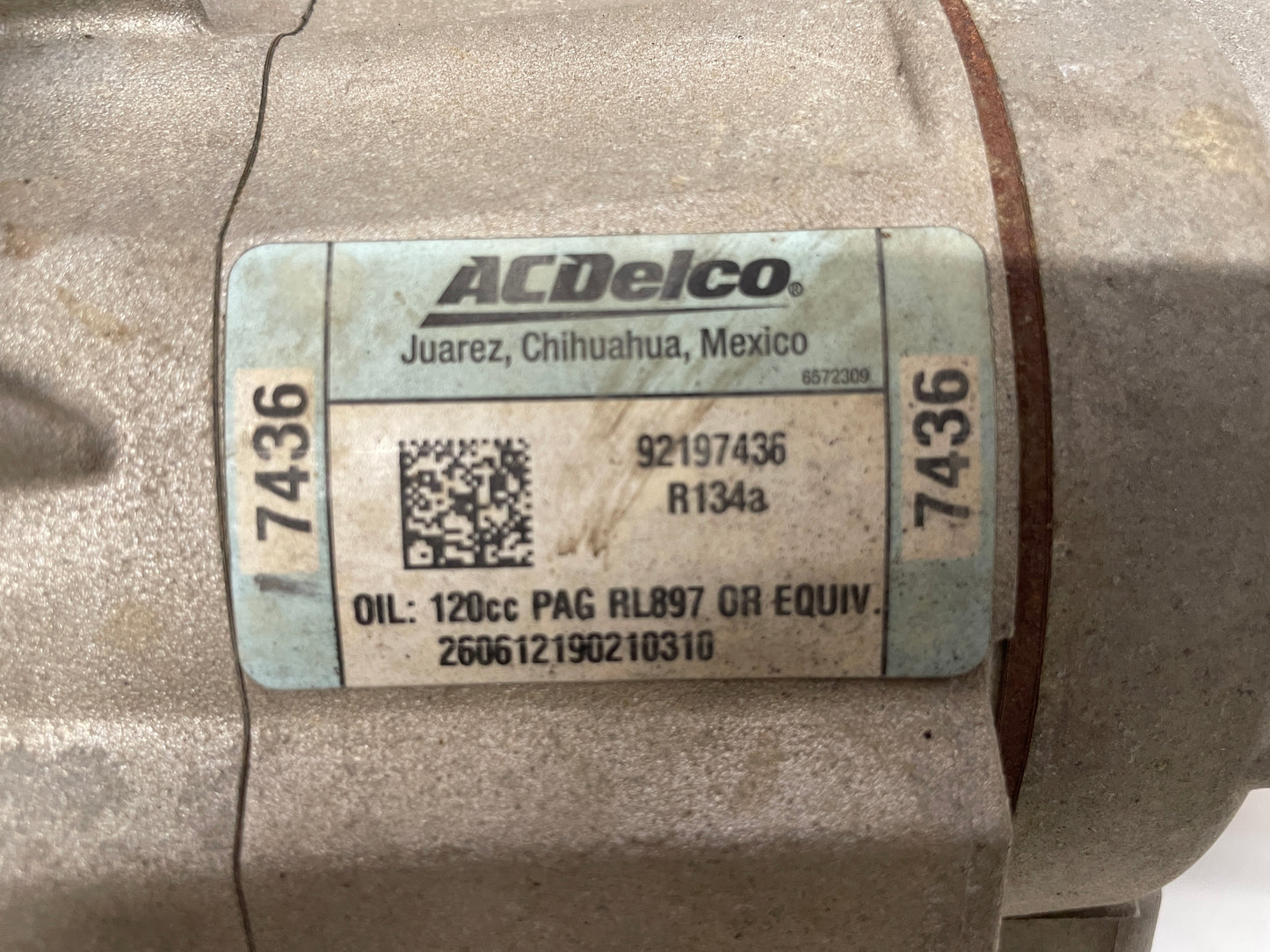 2011 Chevy Camaro SS AC A/C Air Conditioner Compressor w/ Hardware OEM