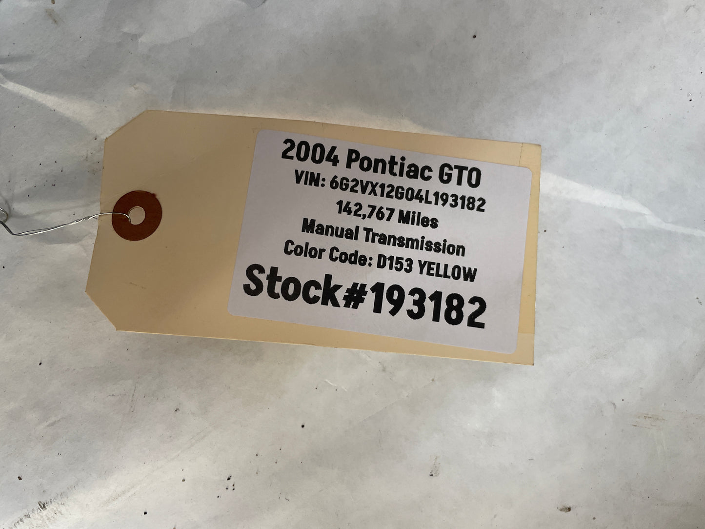 2004 Pontiac GTO Upper Radiator Air Baffle OEM - Day's Parts Yard
