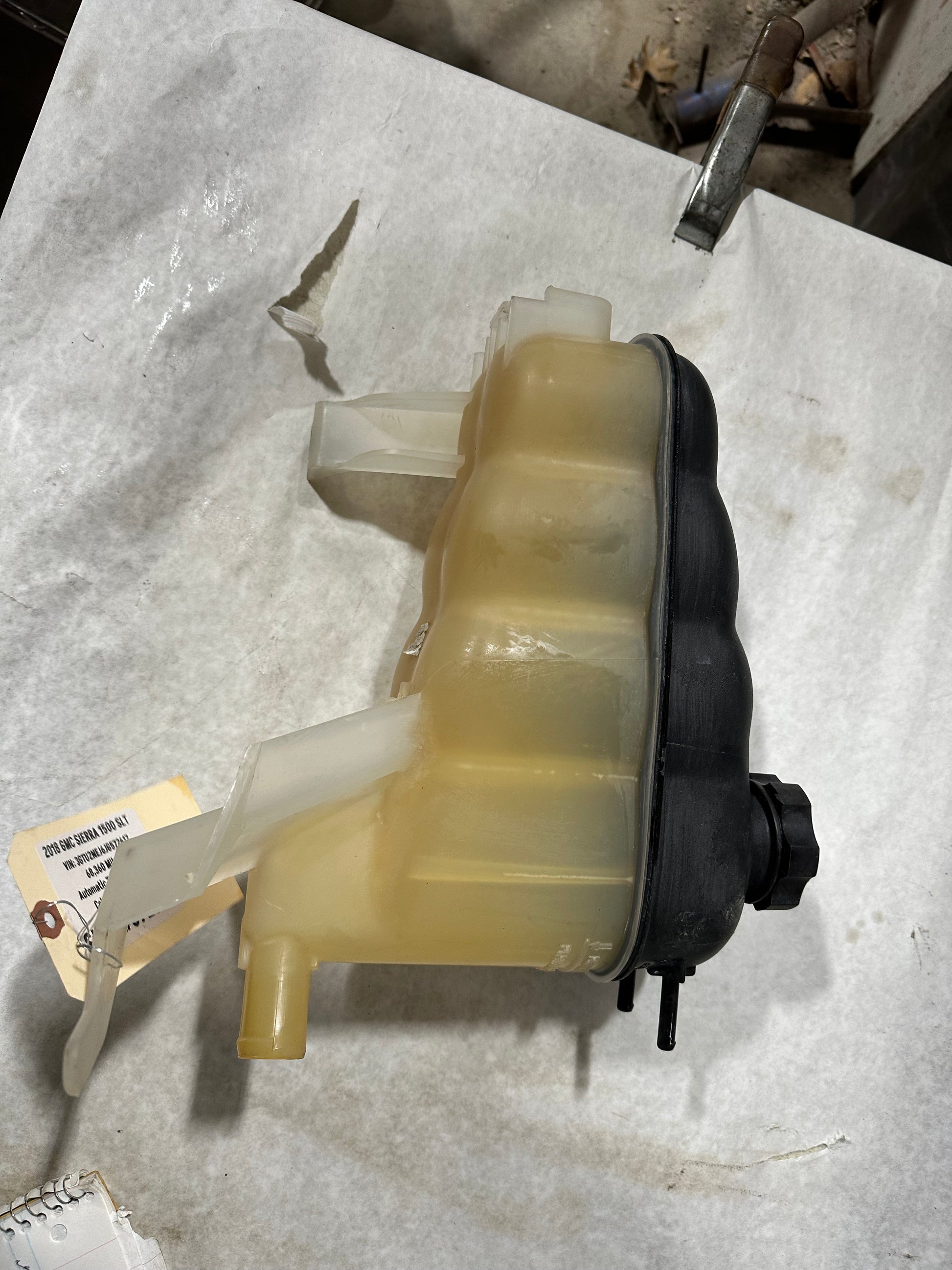 2018 GMC Sierra 1500 SLT Coolant Recovery Reservoir Bottle Tank OEM - Day's Parts Yard