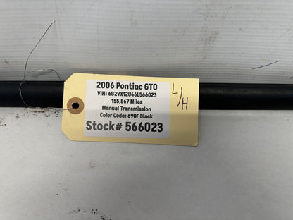 2006 Pontiac GTO LH Driver Window Door Belt Molding Trim OEM - Day's Parts Yard