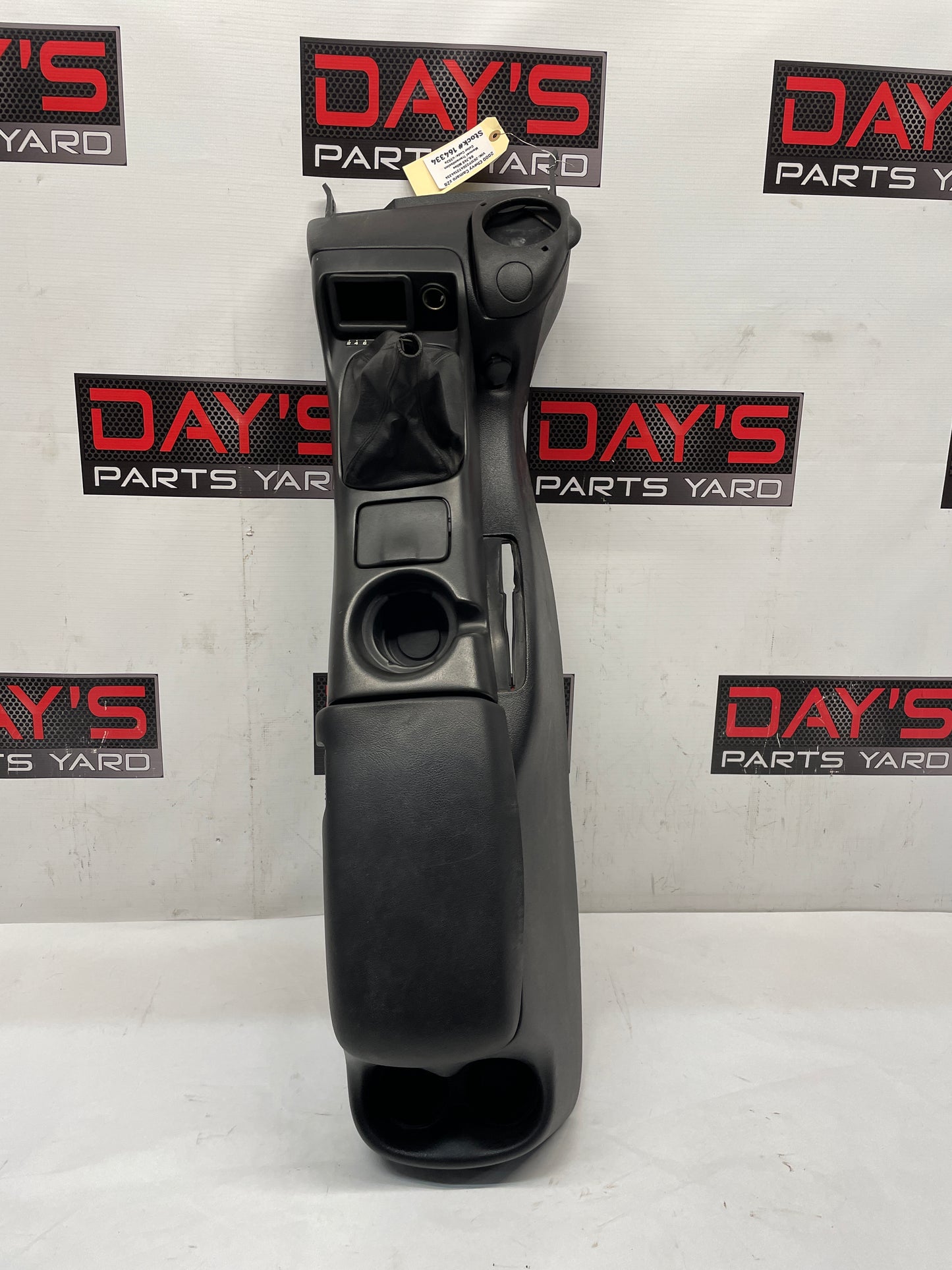 2000 Chevy Camaro Z28 Complete Center Console Arm Rest Assembly Black Ebony OEM - Day's Parts Yard