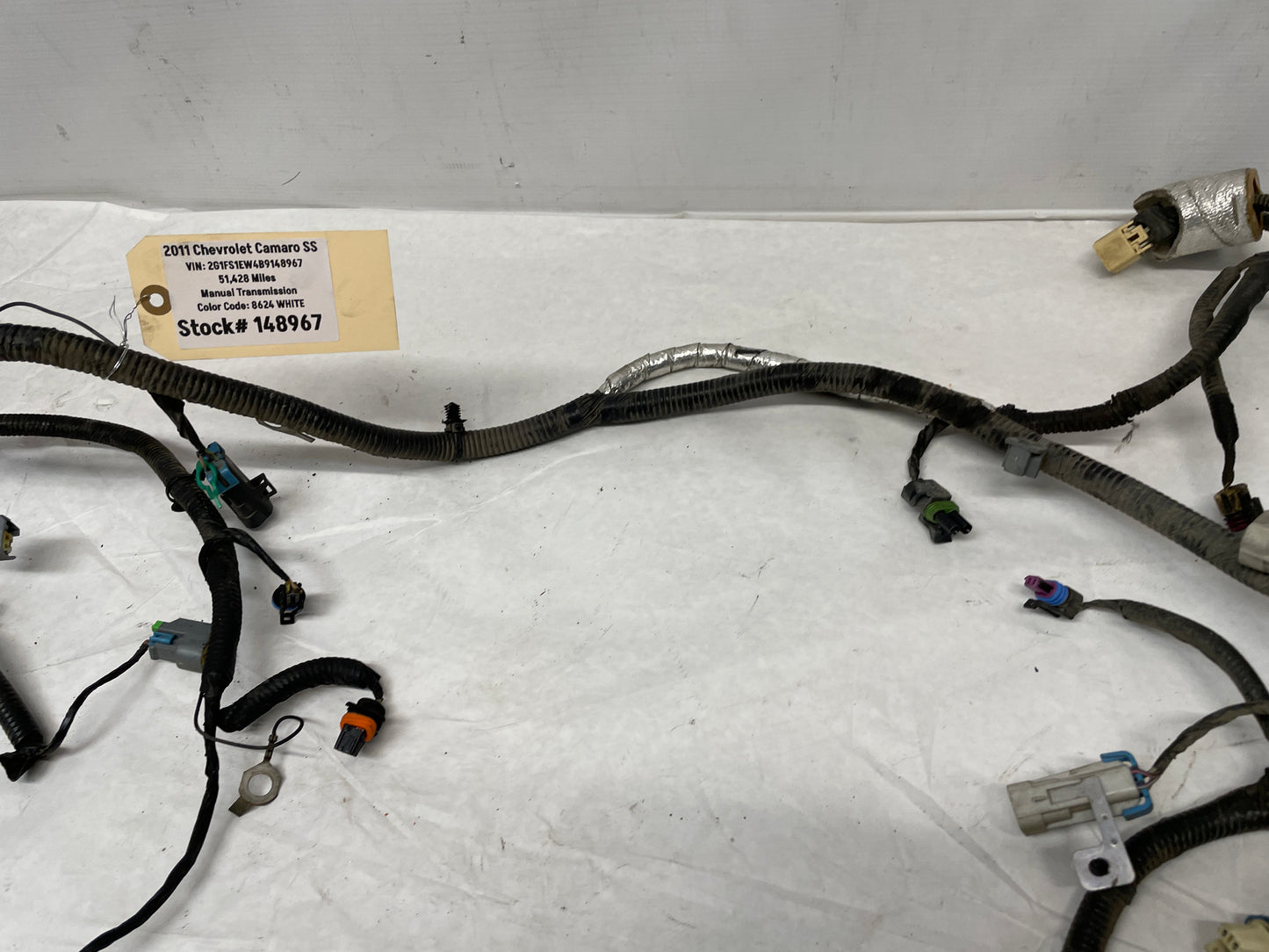 2011 Chevy Camaro SS Engine Motor Manual Transmission Wire Wiring Harness OEM