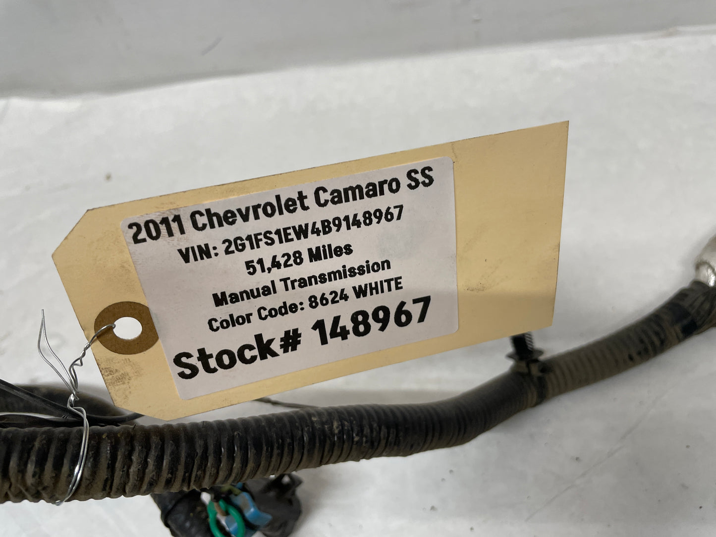 2011 Chevy Camaro SS Engine Motor Manual Transmission Wire Wiring Harness OEM