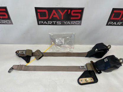 2002 Chevy Camaro Z28 Rear RH & LH Seatbelt Seat Belt Retractor Tan OEM - Day's Parts Yard