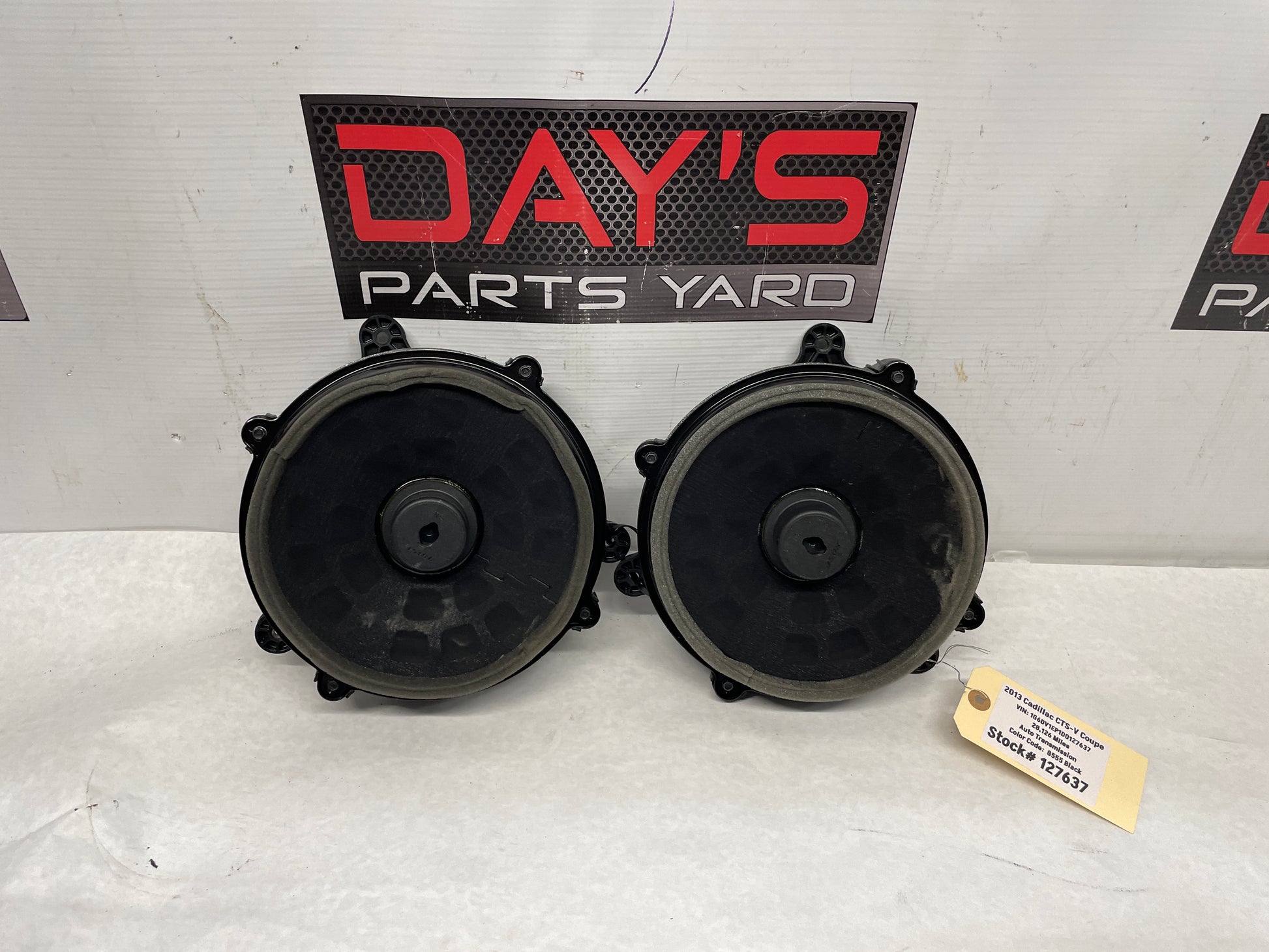 2013 Cadillac CTS-V Coupe RH & LH Door Bose Speakers OEM - Day's Parts Yard