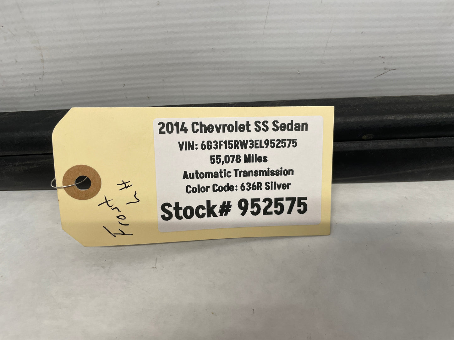 2014 Chevy SS Sedan LH Driver Front Door Weather Strip Rubber Seal OEM