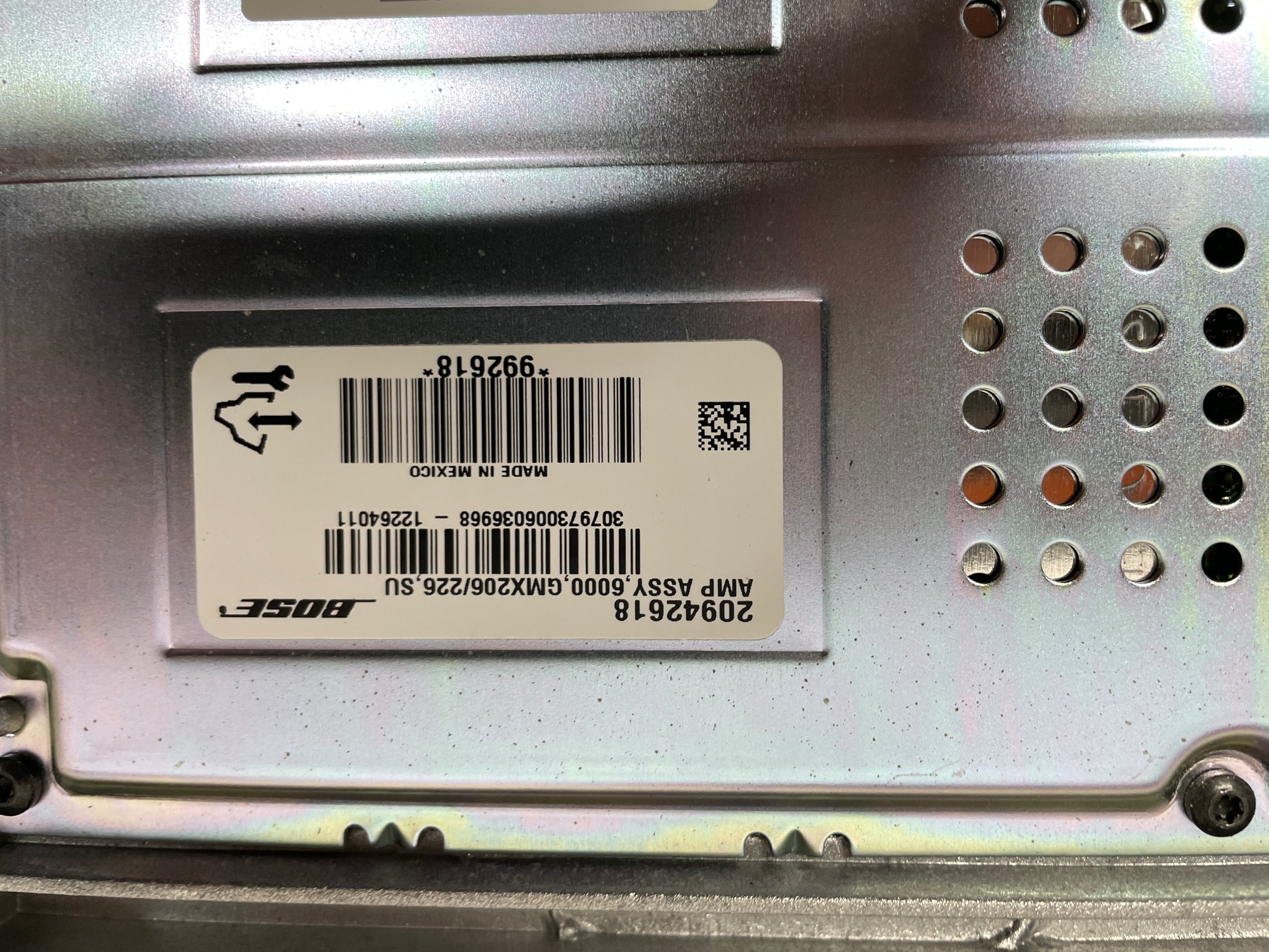 2013 Cadillac CTS-V Coupe Bose Radio Stereo Amplifier OEM - Day's Parts Yard