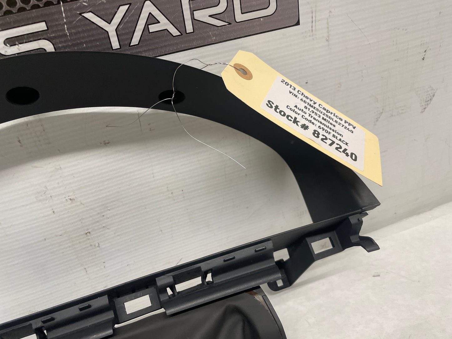 2013 Chevy Caprice PPV Speedometer Gauge Cluster Bezel Trim Panel Plate OEM