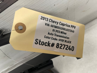 2013 Chevy Caprice PPV Speedometer Gauge Cluster Bezel Trim Panel Plate OEM