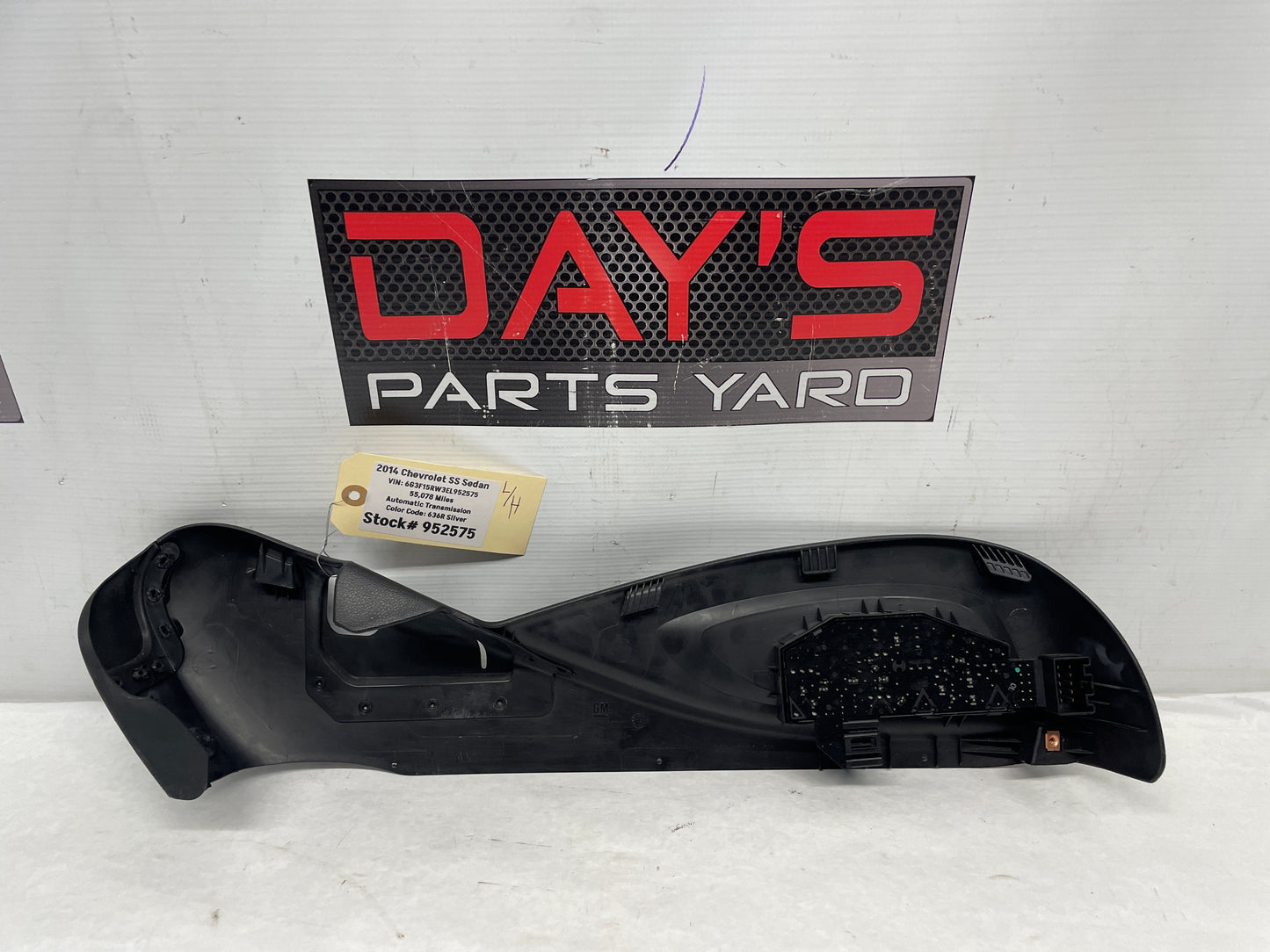 2014 Chevy SS Sedan LH Driver Seat Adjustment Control Switch Outer Finish Cover OEM