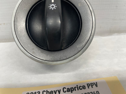 2013 Chevy Caprice PPV Head Light Lamp Switch OEM