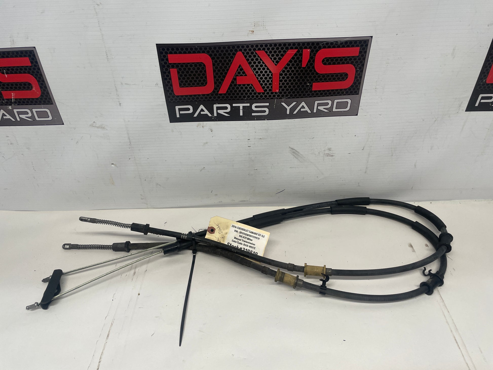 2014 Chevy Camaro SS 1LE Emergency Parking Brake Cables OEM - Day's Parts Yard