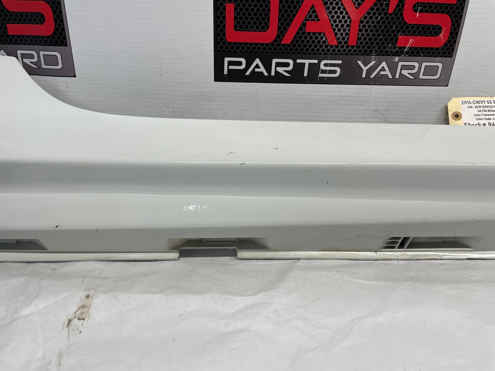 2014 Chevy SS Sedan RH Passenger Rocker Molding Side Skirt Trim Panel OEM - Day's Parts Yard